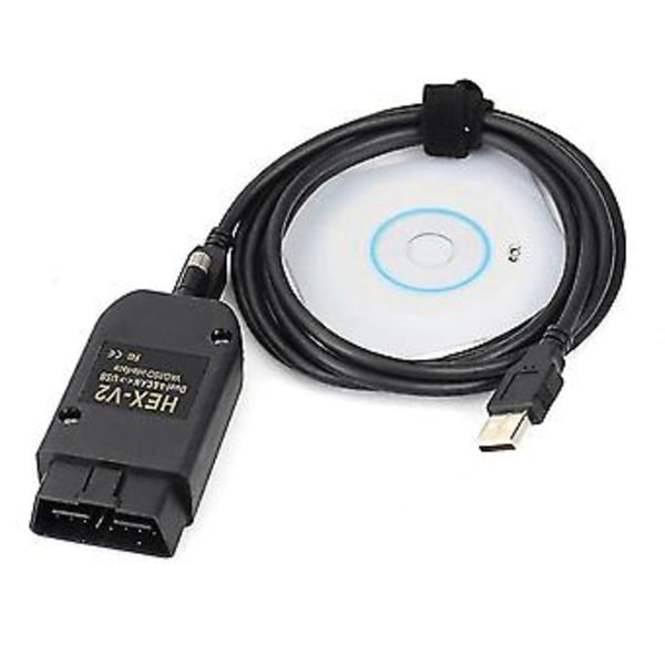 22.3 Obd2 Skanneri Hex V2 Usb Golf A6 Vins Atmega162+16v8+ft232rq -malleille