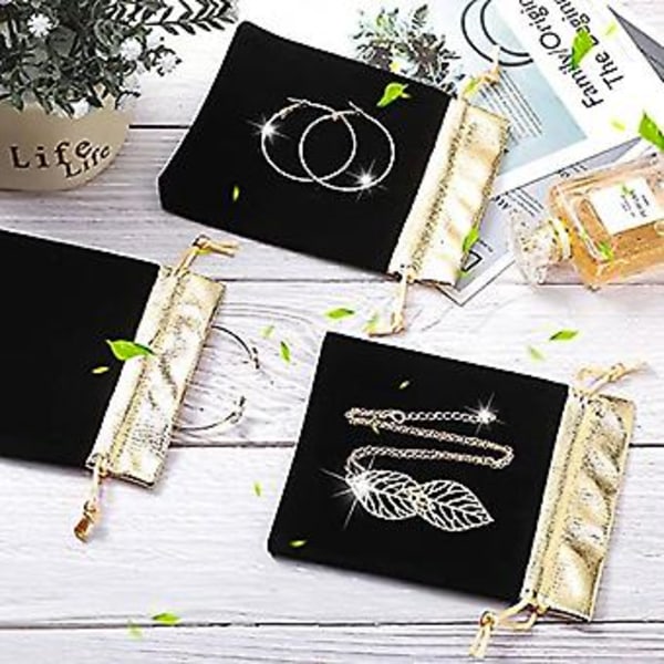 30 stk. med smykkeposer Snøreposer Gavepose Favor Stora Taske Makeup Pung til Bryllup