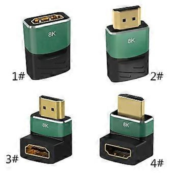 HDMI-kompatibel 2.1 Adapter Forlenger 8K 60Hz 4K 120Hz 48Gbps eARC HDR Video
