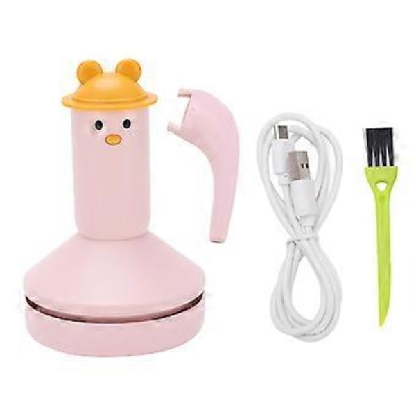 Rosa USB-ladende Støvsuger for Skrivebord: Mini Håndholdt Bærbar Bordstøvsuger for Støv og Konfetti