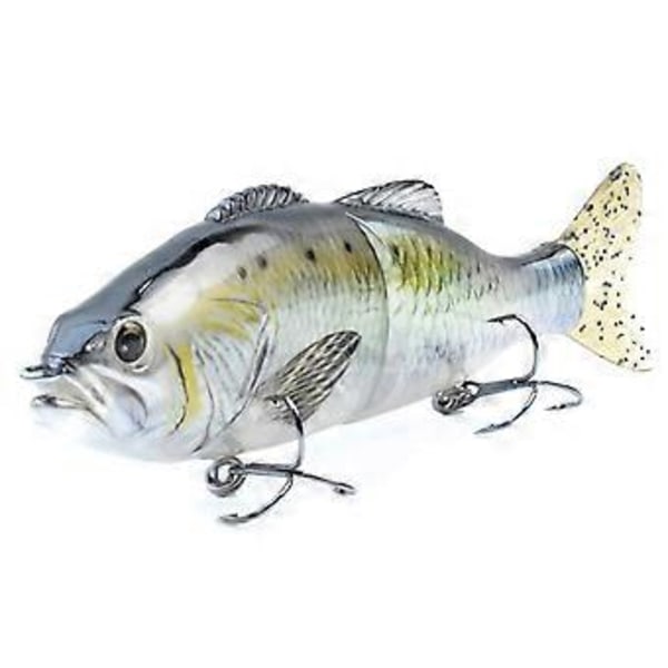 6.7in / 3.1oz Öringbete Fiskedrag 2-segments Hårdkroppsdrag Sjunkande Drag med Trekrok Livslik Crankbait Konstgjort Fiskedrag