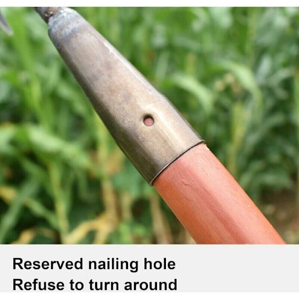 Havearbejde rive, lugejern rive, have scarifier rive, metal tung rive, 4-tandet sømrive stål rive landbrugsredskaber metal havearbejde rive