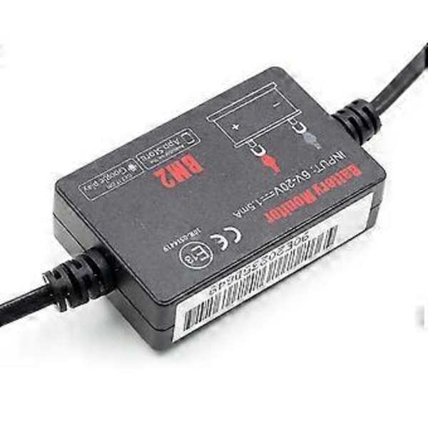 Bt4.0 6~20v Inngangsspenning Batteriovervåker Bilbatteriovervåkingsverktøy Diagnostiske verktøy Koble til Smartphone App Kompatibel 12 V Kjøretøybatteri-i