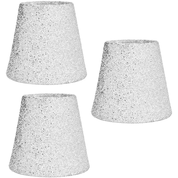 3pcs E14 Small Lampshades Bright Surface Thin Lightweight High Transmittance Safe Design Table Lampshade