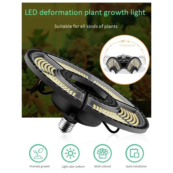 E27 E26 Plantevekstlampe LED Full Spectrum Vekstpærer Phyto Lampe Frøplante Blomst for Innendørs Hydroponiske Planter