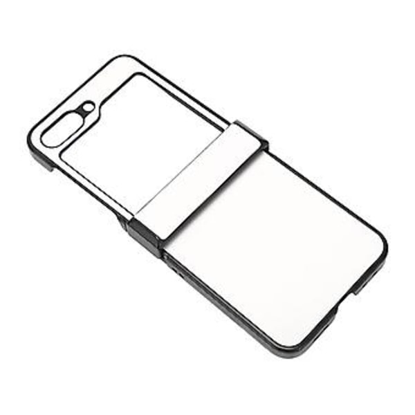 Litchimönstrat Mobiltelefonfodral i Syntetiskt Läder Vikbar Skärm Mobiltelefon Skyddsfodral för Galaxy Z Flip 5 Fodral Vit