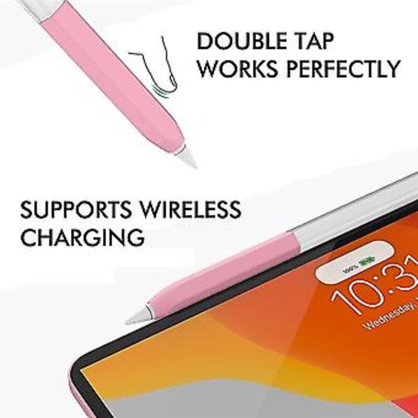 För 2 Fodral Touch Pad Stylus Penna Skyddande Hölje Silikonfodral Ärm Portabel Påse Si Fodral Omslag-