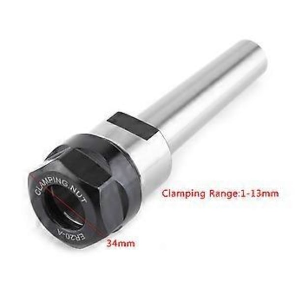 ER20 MT2 M10 Konisk Spennhylseholder Planfresingsdor Adapter CNC Freseverktøy