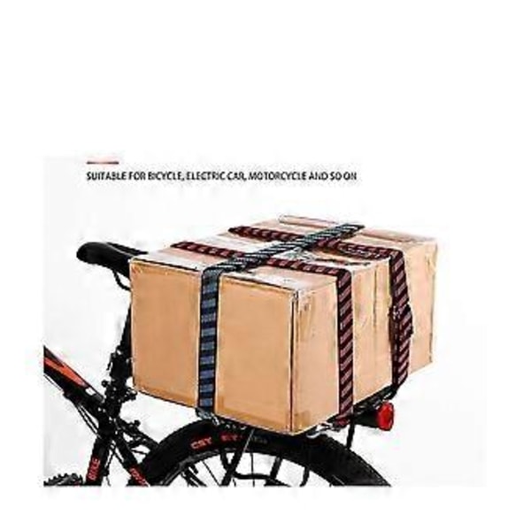 Justerbart bagagerem för cykel, elastiskt band för elmotorcykel, elastisk bagageremslast