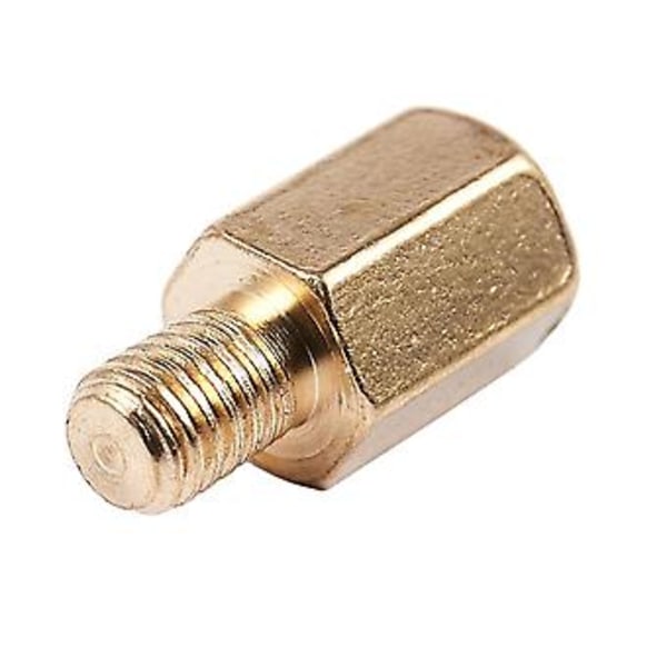 10 st PC PCB Moderkort Mässing Standoff Hexagonal 6+4mm