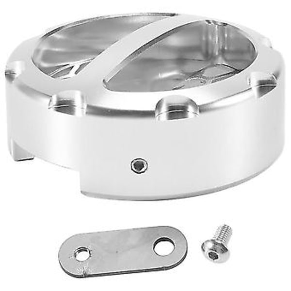 Motorcykel Luftintagsfilter Skydd Kåpa Inloppsrör Mesh (silver)