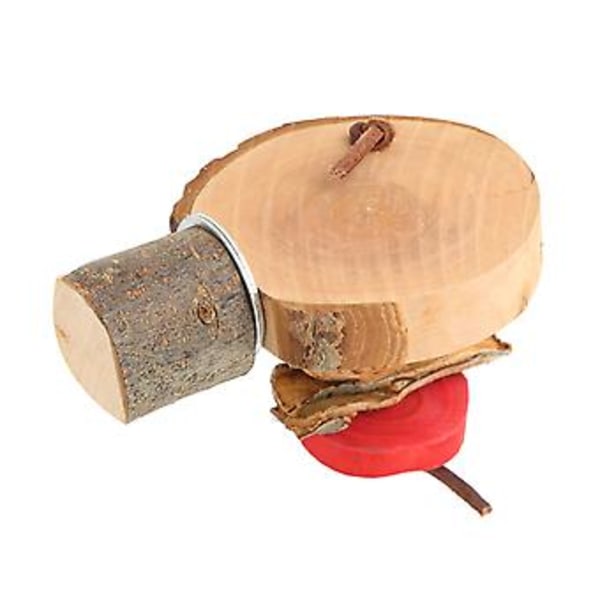 Lintuhäkin Orsi Taso Luonnollinen Turvallinen Syötävä Puremisenkestävä Pyöreä Puinen Jalusta Taso Purunauhalla S