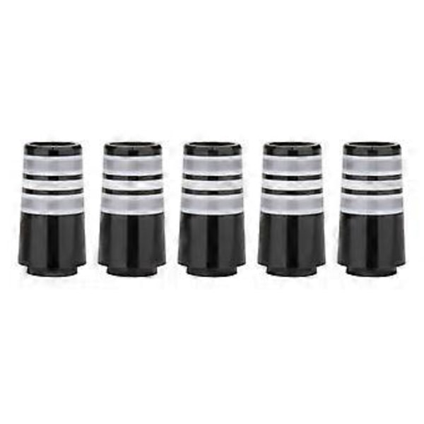 5 st Golf Ferrules för 0.355 Tip Irons Skaft Ärm Adapter Ferrule Golf Järnklubba Ferrules Ersättning, Grå