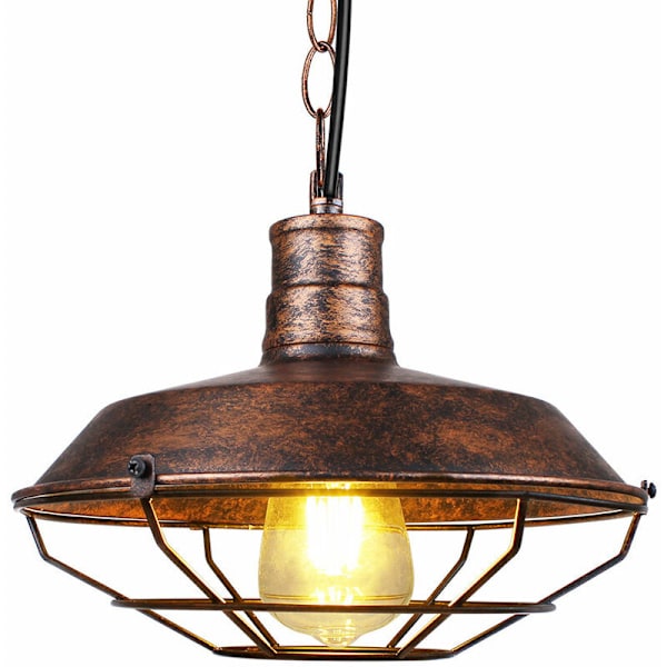 Industriel loftslampe med justerbar hængelampe til køkkenø, restaurant