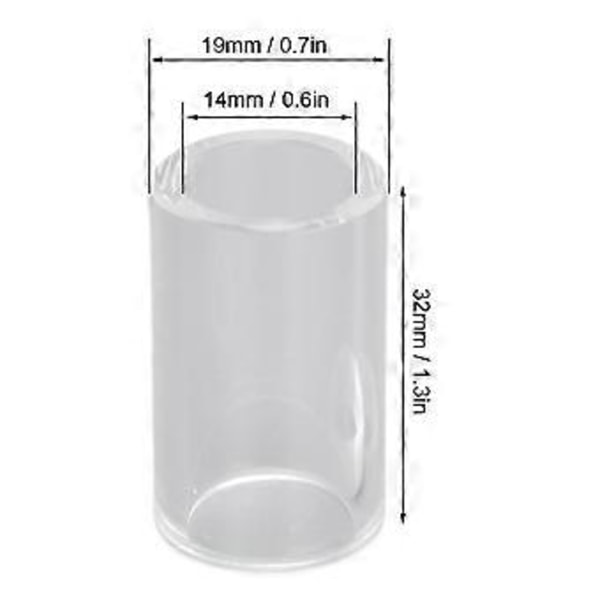 Glas Tig Kop Gas Linse Sæt Argon Svejselygte Tilbehør til WP9/20 Svejsbrænder 2.4mm OCIM20332