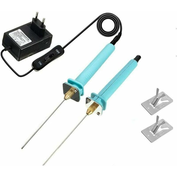 Elektrisk skumskärare, frigolitskärare 100-240V/15W 10Cm, polystyrenskärande varm tråd elektrisk gravyrpenna med nätadapter