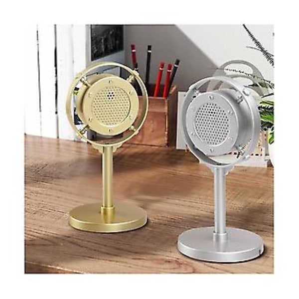Vintage Mikrofon Simulation Klassisk Retro Dynamisk Vokal Mikrofon Universal Stand Til Live Perf