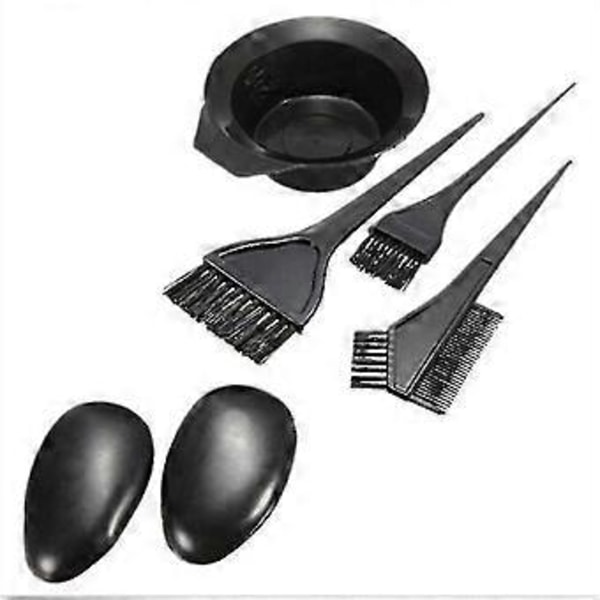 1 Set Frisör Hårfärg Färgskål Färgblandning Kam Borste Set Kit Toning Verktyg Hårfärg Verktyg Tillbehör