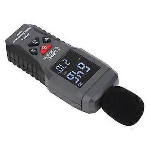 SMART SENSOR Ljudnivåmätare Logger 30-130dB Bullermätning Digital Ljudnivåmätare
