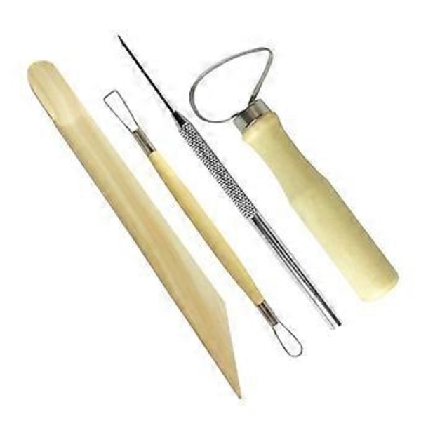 13 st Keramiklera Verktyg Keramisk Lerskulpteringsverktyg Kit Keramikmodellering Snideriverktyg Gåva för Studenter Nybörjare Professionella DIY Konsttillbehör