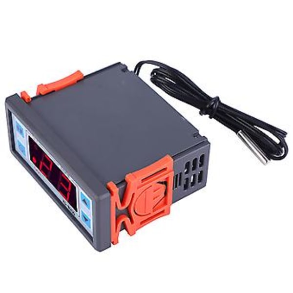 XD-W200 Digital Termostat Justerbar Temperaturkontroller LCD-Display (24V)