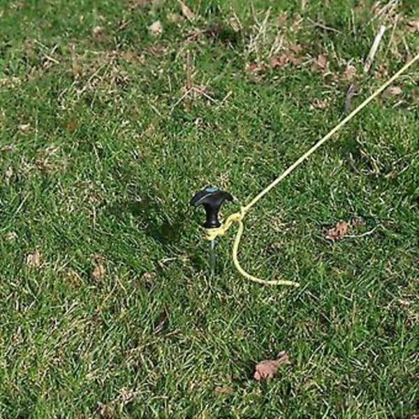 Tältspik för utomhuscamping och bergsklättring, T-formade skruvspikar 6 stycken (4-d-w)