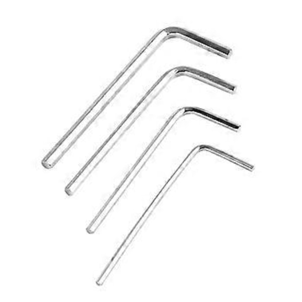 4 KPL/SARJA 1,5 MM/2 MM/2,5 MM/3 MM Kuusiokoloavain Kuusikulmio Avain Ruuvimeisselisarja Polkupyörälle Moottoripyörälle 3D-tulostimen Korjaustyökalu
