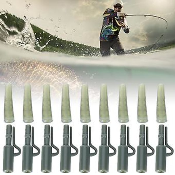 Silikon Carp Fiskeslange, 50 Sett Silikon Carp Carp Fiske Blyslipp Carp Fiske Tilbehør Miljøvennlige Materialer