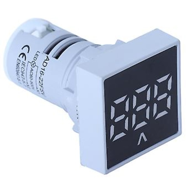 AD16‑22FSV Frostat Panel Digital Spänningssignalindikator Spänningsmätare Indikator 60~500V AC Vit