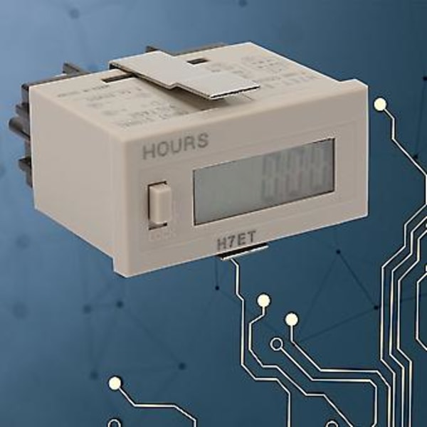 DC 5-30V H7Et BVM Digital Elektrisk Räknare Totalisator med 6-siffrig LCD-display