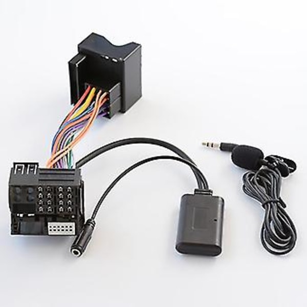 Bil Aux Adapter Kabel Bluetooth + Mikrofon Passar För 307 308 407 Rd4 Radio Cd