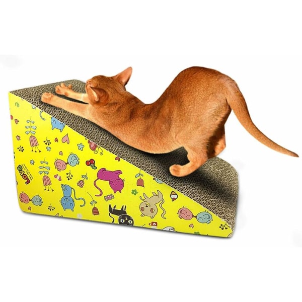 Cat Scratching Board, Cat Scratching Post Canape, Wellpapp Kattskrapstolpar för att slipa klor Massera kropp Vila Sleepi