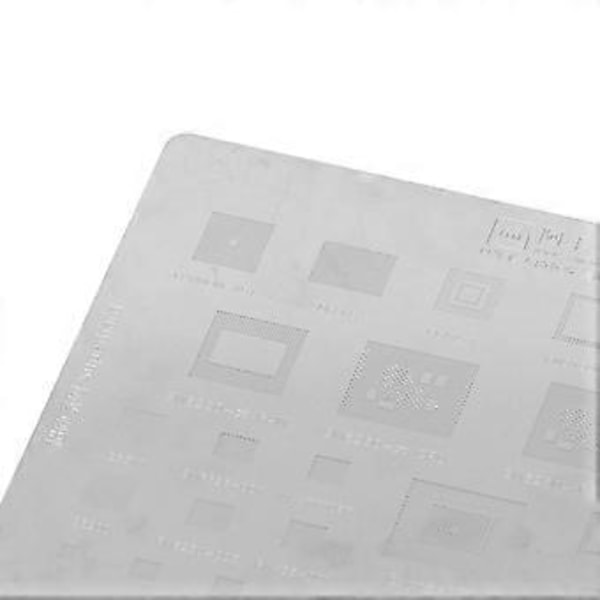 BGA Reballing Stencil Mal Rustfritt Stål Rask Fortinning BGA Rework Nett for Samsung S20
