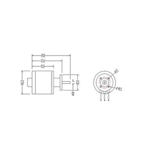 Til 30mm 6 Blades Edf Enhed Med Qf1611 Børsteløs Motor (14000kv)