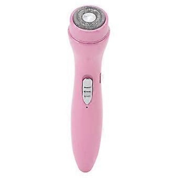 Elektrisk barbermaskine, lav støj, rustfrit stål, elektrisk hovedbarbermaskine, lav allergisk reaktivitet til mænd, 3,7V 2W, pink