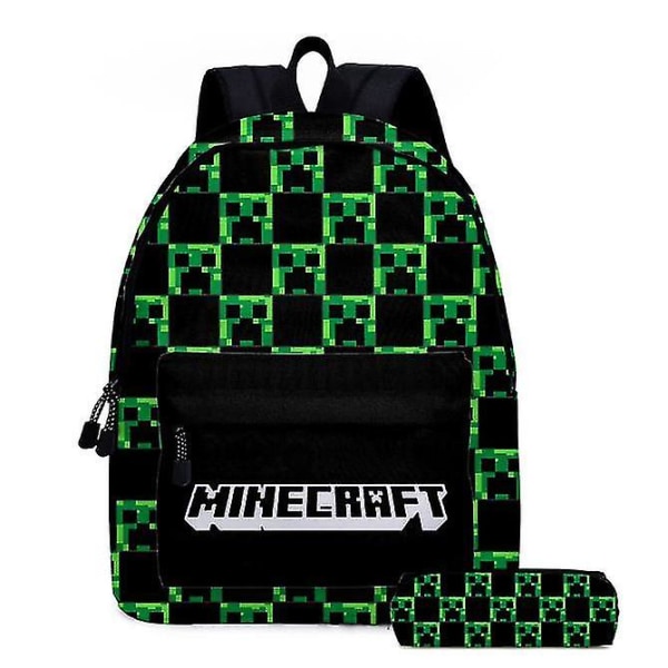 16 tum Minecraft-spel 3d-tryck barn skolväskor ortopedisk ryggsäck barn skolpojkar flickor Mochila tecknad väska