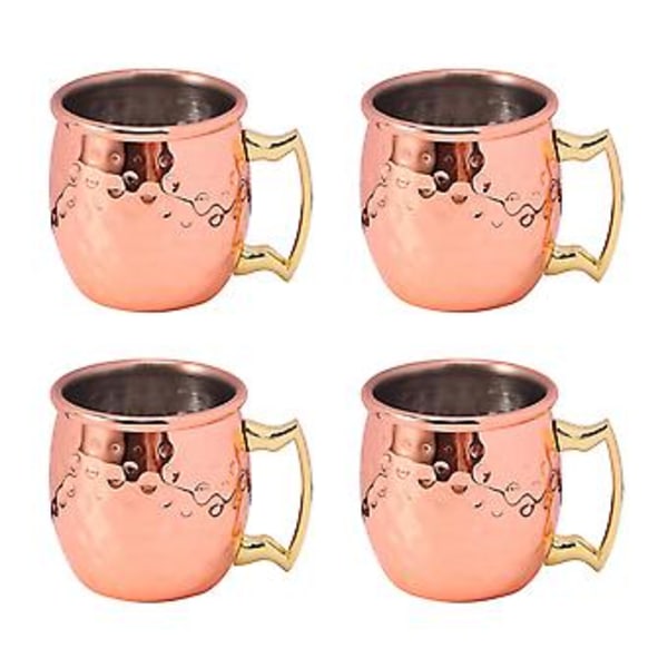 Mini 2 unssin ruostumaton teräs Mule -muki Espresso Mini Mukit Pinnoitetut Mukit Mukisetti