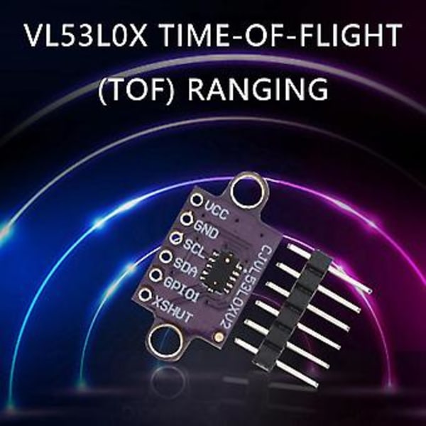 Vl53l0x lentoaika (tof) etäisyysanturin breakout-levy 940nm -vl53l0xv2 etäisyysmoduuli I2c Iic