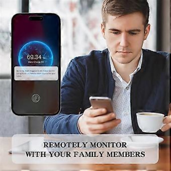 Wi-Fi Smart Värmedetektor med Tuya App-kontroll, WiFi Värmelarm med Förseglat 10-års Li-Batteri, BS 5446-2, VH03W