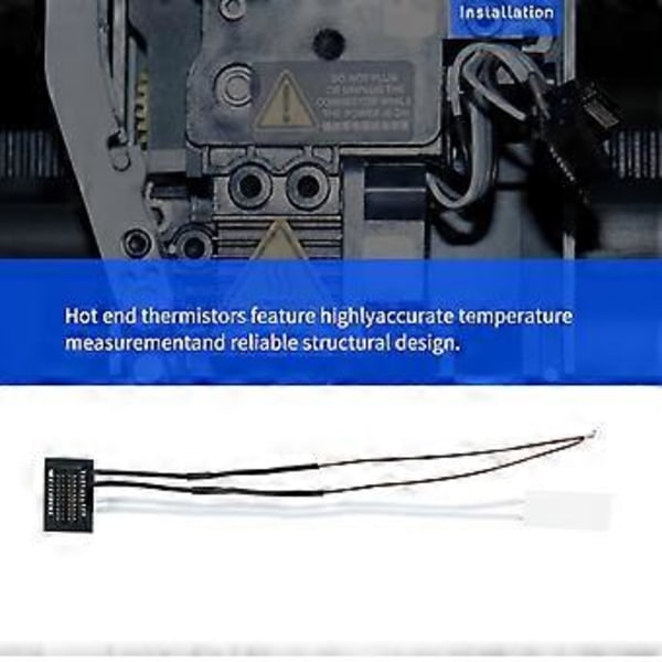Pålitlig Termistor Hotend med Terminal Stabila Prestanda för Bambu Lab P1P P1S 3D-Utskrift DIY-Entusiaster