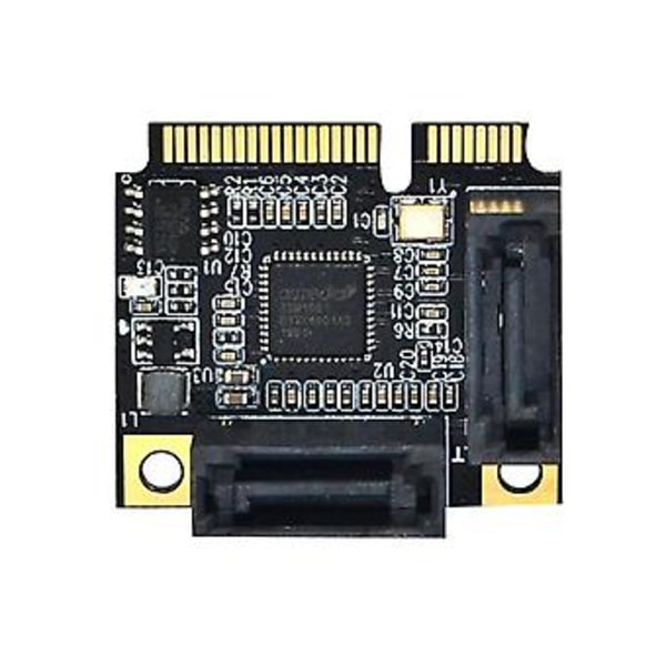 PCI-e PCI til 2 porte SATA 3.0 konverter SSD HDD SATA3 controller udvidelseskort SATA multiplikator kort