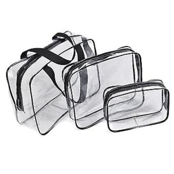 3-in-1 PVC Läpinäkyvät Functal-laukut