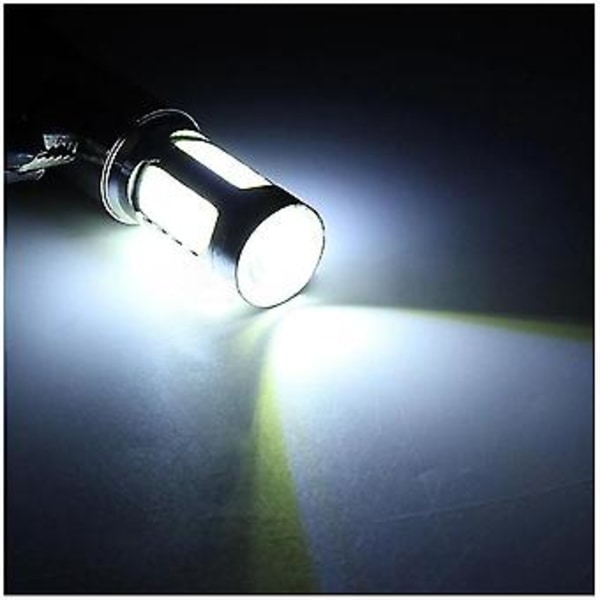 12V Ba20d H6 4 Cob Led Vit Glödlampa För Motorcykel Moped Atv Strålkastare