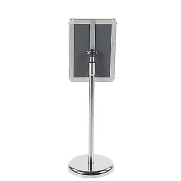 A3 A4 Golvstående Affischställ Skylt Snäppram Bar Café Meny Tavla Silver UK