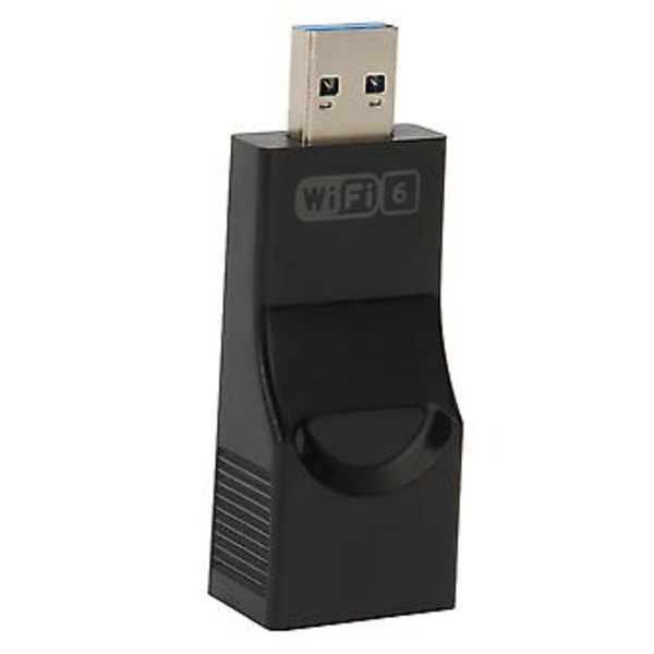 USB WiFi 6 Adapter 2.4 5.8G Dual Band WPA3 Kryptering 1800Mbps WiFi Adapter med 2 2dBi Antenne for PC for Windows 11 10