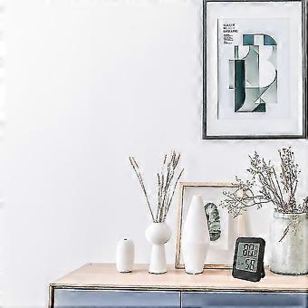 2stk Digital Hygrometer Inomhus Termometer Med Exakta Mätvärden Fuktmätare Rumstermometer För Hem Med Exakt Temperatur H