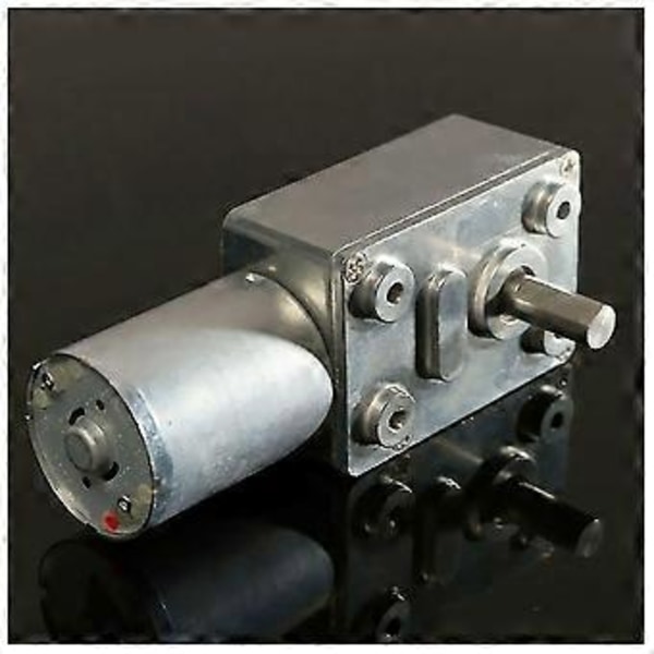 Gw370 12v 6rpm Reversibel Høj Orm Gearmotor Moment Turbo DC Motor 35a