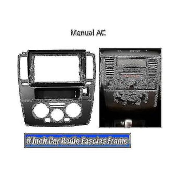 For Tiida 2004-2011 9 Tommer 2din Audio Fascia Trim Tiida Stereo Dashbord DVD Android Spiller Navigat