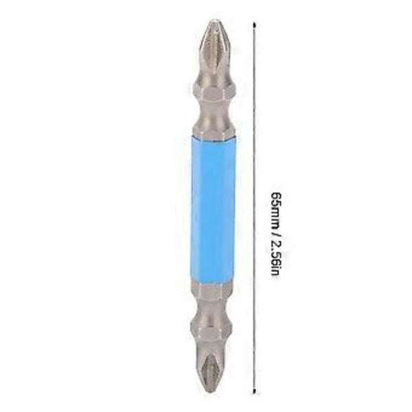 5 KPL 65MM Magneettiset Kaksipäiset Ruuvimeisselin Kärjet Sähköinen Ristipääruuvimeisselin Pää
