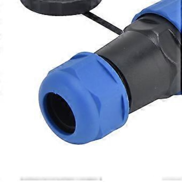 Vanntett Kobling Bakmutter IP68 Luftfart Strømkontakt 250V 5A for Kabel SP28